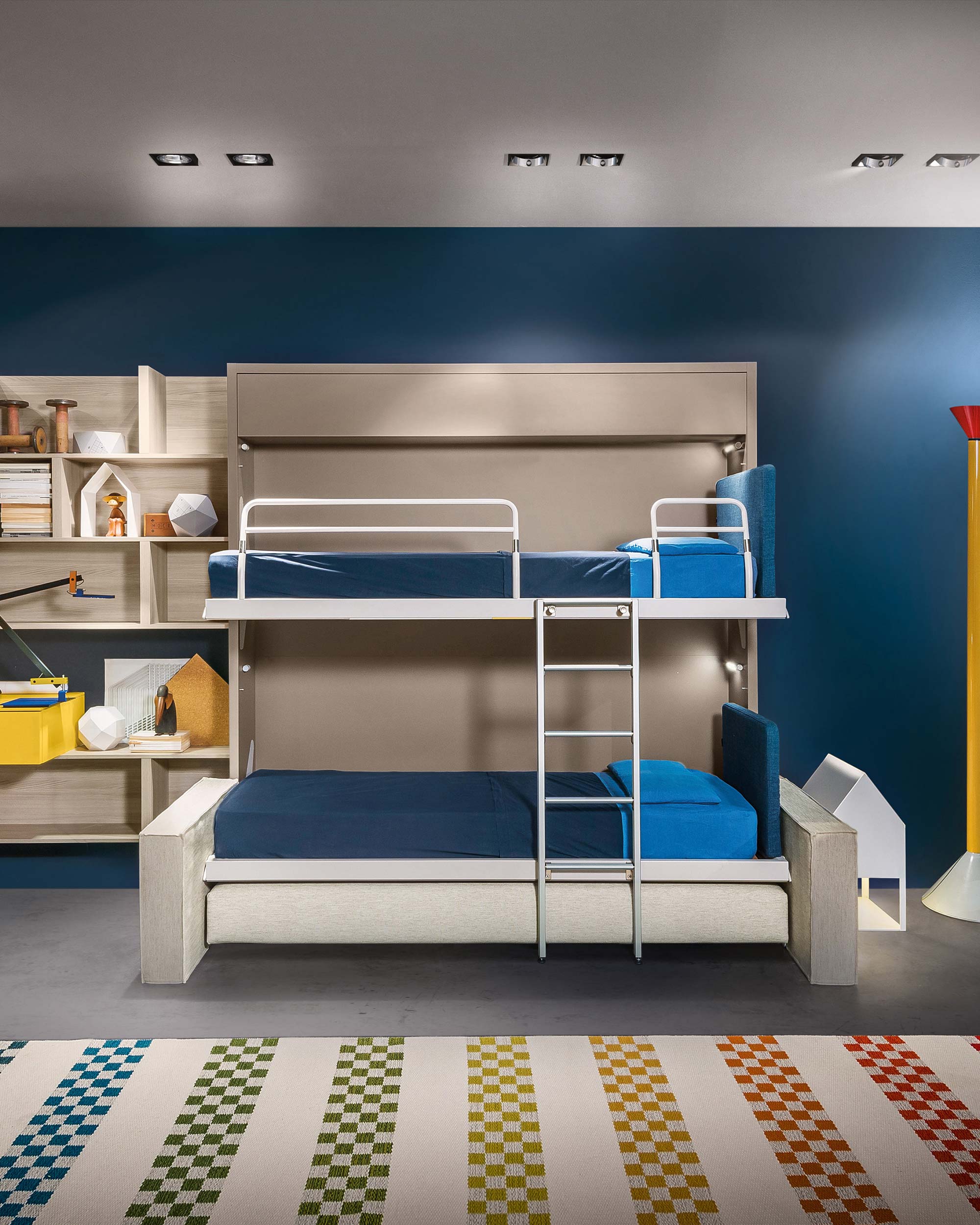 Kali Duo Bunk Wall Bed with Sofa