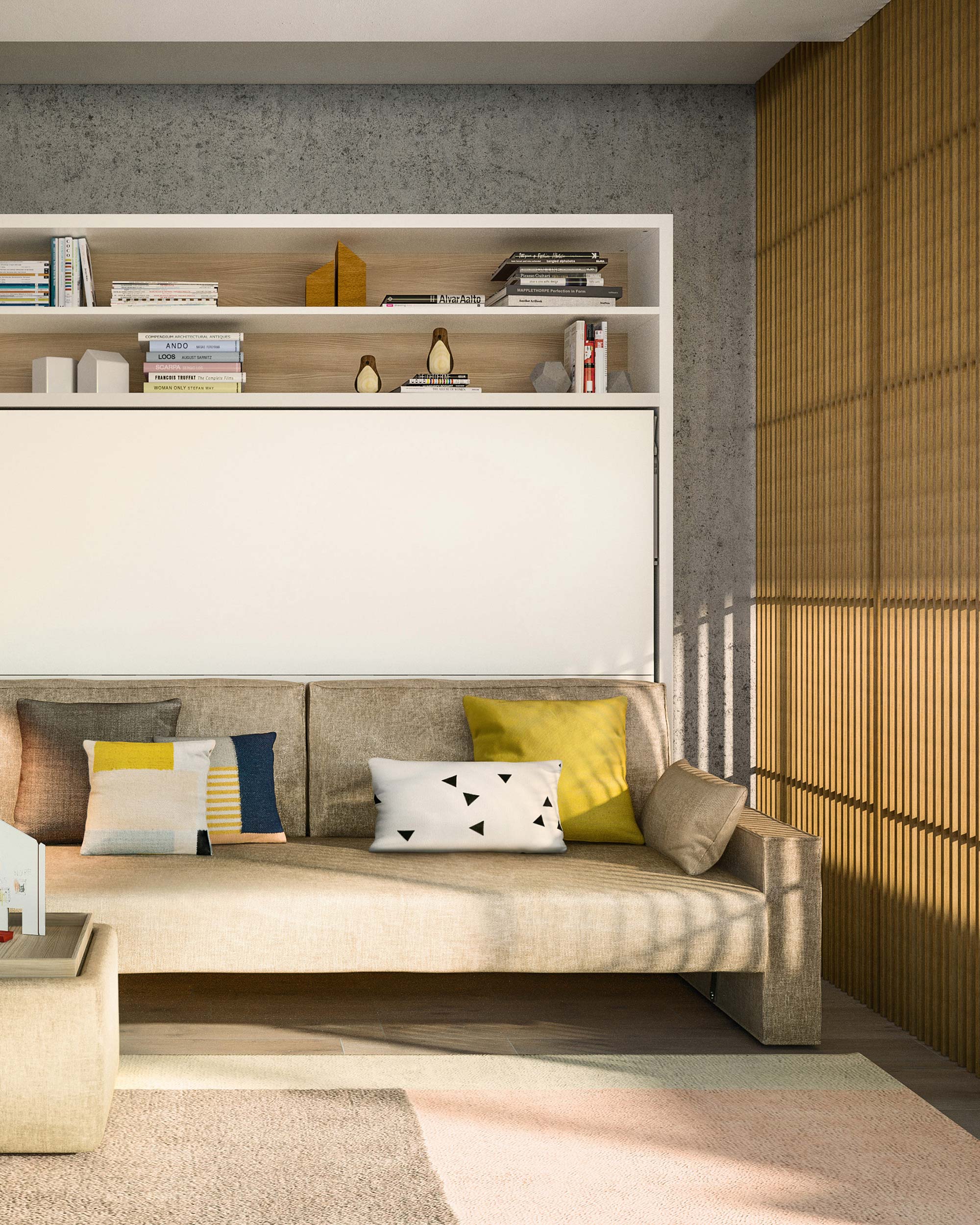 Circe Queen Wall Bed with Sofa